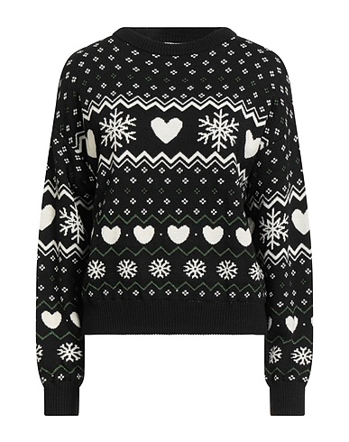 KATE BY LALTRAMODA Pullover Schwarz 60% Polyacryl, 20% Wolle, 15% Viskose, 5% Alpakawolle