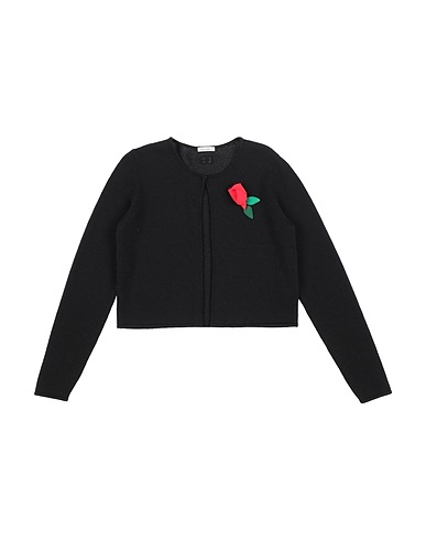 DOLCE&GABBANA Cardigan Black 100% Virgin Wool, Polyester, Viscose