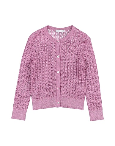DOLCE&GABBANA Cardigan Mauve 80% Viscose, 20% Metallic Polyester