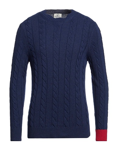 MQJ Pullover Blu notte 35% Poliammide, 30% Lana, 30% Viscosa, 5% Cachemire