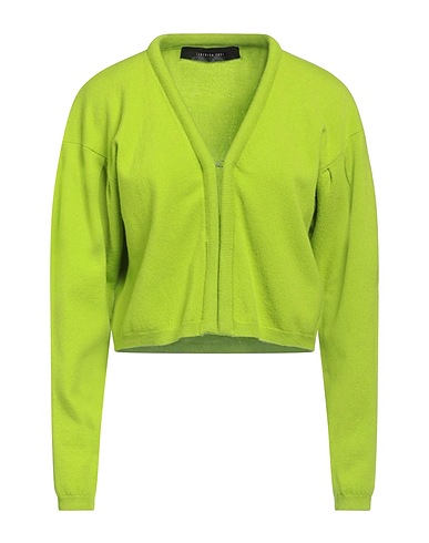 FEDERICA TOSI Cardigan Lime green 82% Wool, 15% Cashmere, 3% Polyamide