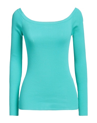 P.A.R.O.S.H. Jumper Turquoise 82% Cotton, 18% Polyamide