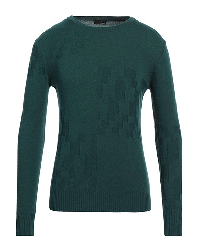 TONELLO Sweater Deep teal 40% Merino Wool, 30% Viscose, 20% Polyamide, 10% Cashmere