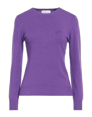 GAëLLE Paris Jumper Purple 50% Viscose, 27% Polyester, 23% Polyamide