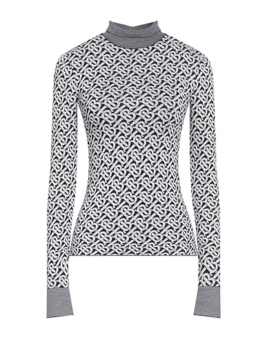 BURBERRY タートルネック ネイビー ウール 100%