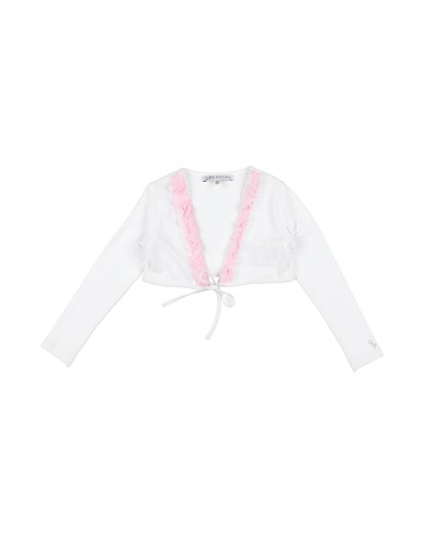 PATRIZIA PEPE Shrug White 92% Cotton, 8% Elastane