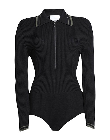 ERIKA CAVALLINI Sweater Black 100% Virgin Wool