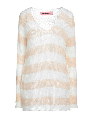 PINK MEMORIES Pullover Bianco 36% Acrilico, 30% Lana mohair, 30% Poliammide, 4% Lana