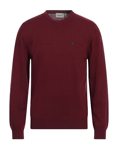 CARHARTT Jumper Burgundy 80% Lambswool, 20% Nylon