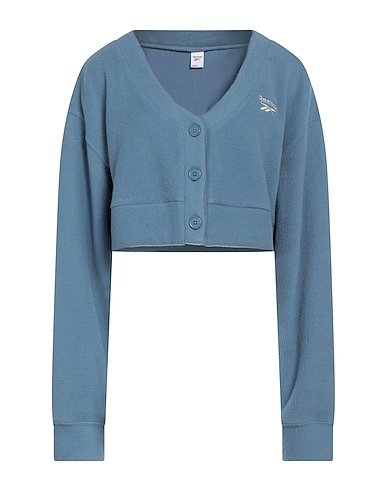 REEBOK Cardigan Pastel blue 100% Recycled polyester