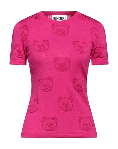 MOSCHINO Jumper Fuchsia 100% Virgin Wool
