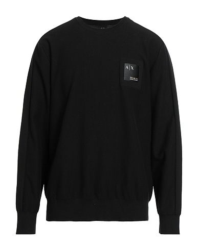 ARMANI EXCHANGE Pullover Schwarz 100% Baumwolle