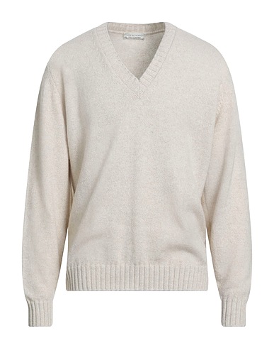 FILIPPO DE LAURENTIIS Pullover Beige 90% Super 120s Lana, 10% Cachemire