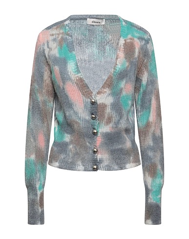 DIMORA Cardigan Pastel blue 50% Acrylic, 30% Polyamide, 10% Mohair wool, 10% Wool