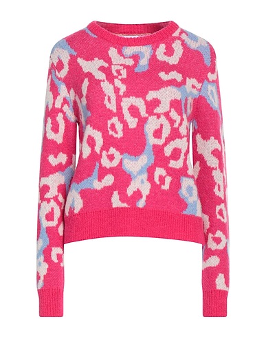 SUN 68 Sweater Fuchsia 53% Merino Wool, 30% Polyamide, 17% Baby alpaca wool