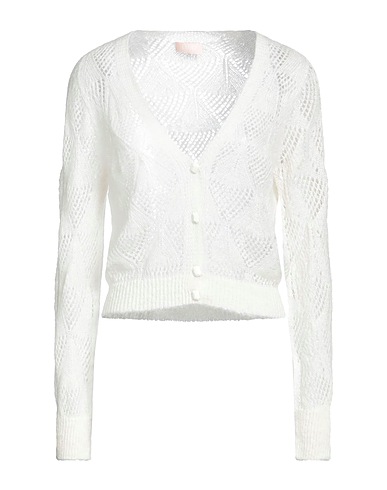 LIU •JO Cardigan White 40% Acrylic, 30% Alpaca wool, 30% Polyamide