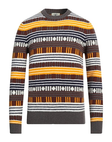 MQJ Pullover Braun 44% Acryl, 25% Polyamid, 18% Polyester, 13% Wolle