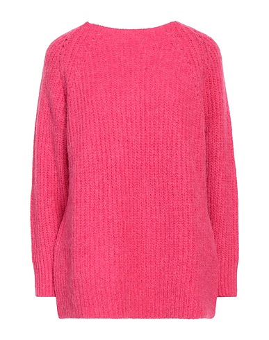 CARACTÈRE Jumper Fuchsia 40% Acrylic, 35% Polyamide, 15% Alpaca wool, 10% Virgin Wool