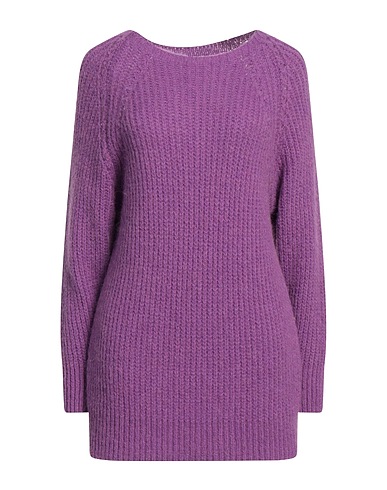CARACTÈRE Sweater Mauve 40% Acrylic, 35% Polyamide, 15% Alpaca wool, 10% Virgin Wool