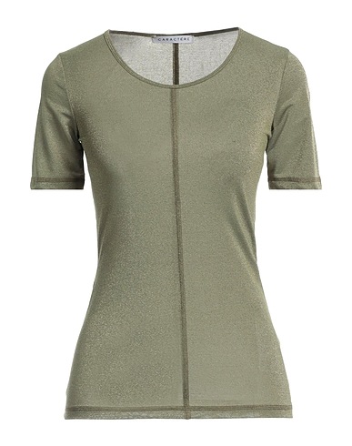 CARACTÈRE Jumper Sage green 64% Viscose, 16% Metallic fiber, 15% Polyamide, 5% Elastane