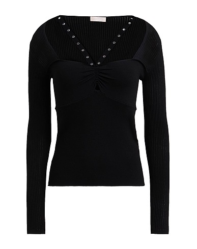 LIU •JO Jersey Negro 62% Viscosa, 38% Poliéster