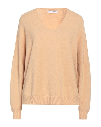 CARACTÈRE Jumper Beige 49% Viscose, 30% Polyester, 21% Polyamide