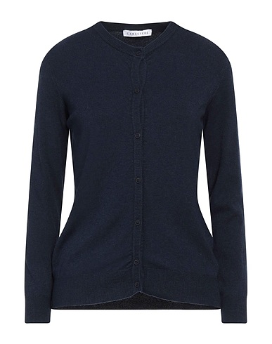 CARACTÈRE Cardigan Midnight blue 50% Viscose, 27% Polyester, 23% Polyamide
