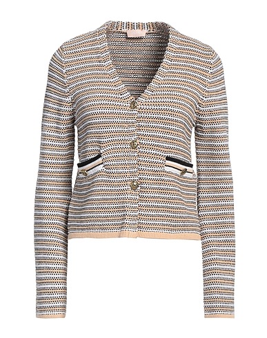 LIU •JO Cardigan Beige 100% Cotton