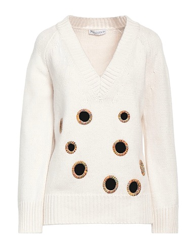 JW ANDERSON Πουλόβερ Λευκό 35% Μαλλί, 35% Νάιλον, 30% Βαμβάκι