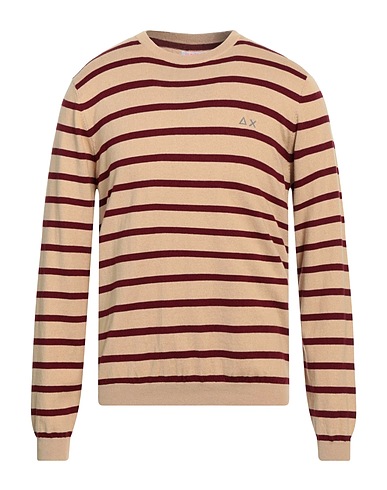 SUN 68 Pullover Sabbia 50% Lana Merino, 50% Cotone