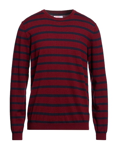 SUN 68 Pullover Bordeaux 50% Lana Merino, 50% Cotone