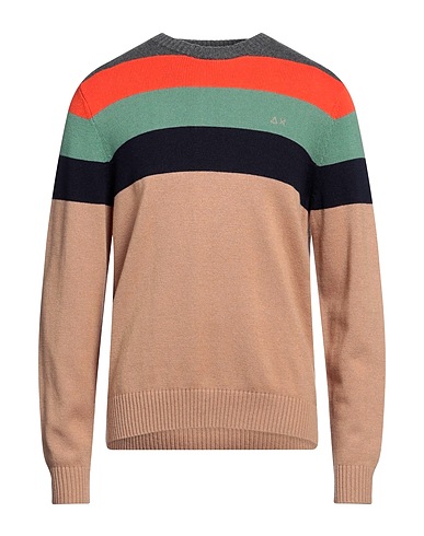 SUN 68 Jumper Camel 47% Merino Wool, 38% Viscose, 10% Polyamide, 5% Cashmere