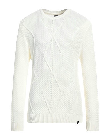 WHY NOT BRAND Pullover Panna 70% Acrilico, 30% Lana