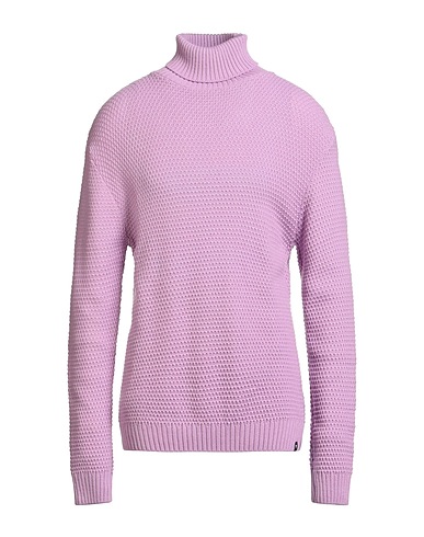 WHY NOT BRAND Rollkragenpullover Lila 70% Acryl, 30% Wolle