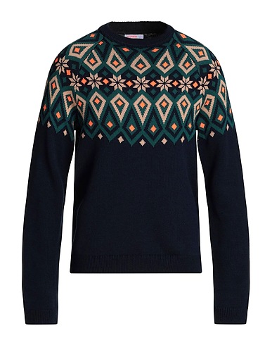 SUN 68 Jumper Midnight blue 50% Merino Wool, 50% Acrylic