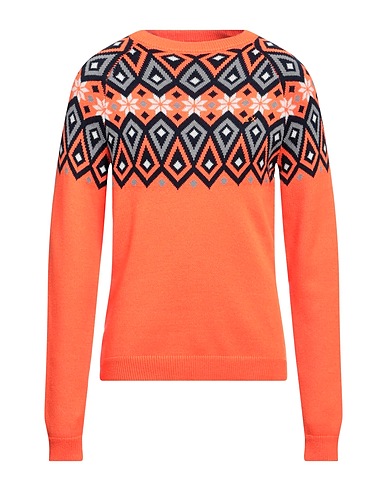 SUN 68 Jumper Orange 50% Merino Wool, 50% Acrylic