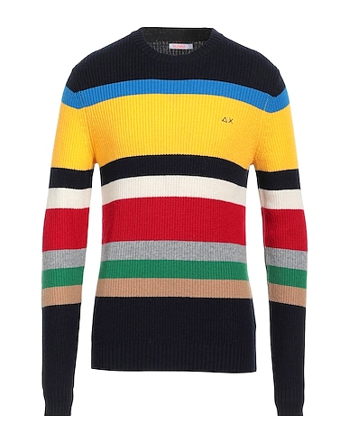 SUN 68 Jumper Midnight blue 47% Merino Wool, 38% Viscose, 10% Polyamide, 5% Cashmere