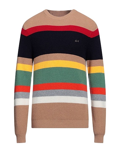 SUN 68 Pullover Kamel 47% Merinowolle, 38% Viskose, 10% Polyamid, 5% Kaschmir