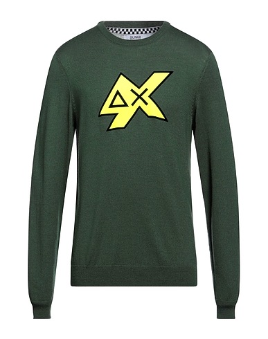SUN 68 Jumper Military green 50% Merino Wool, 50% Acrylic