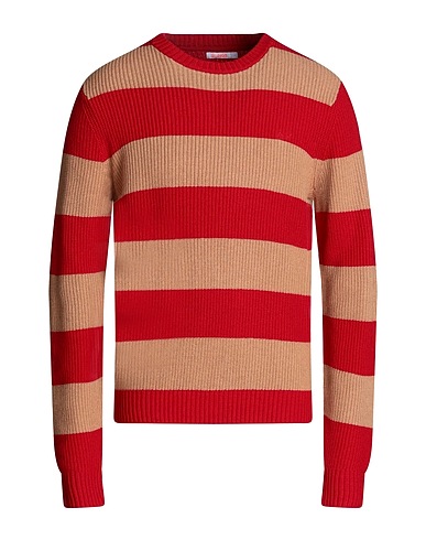 SUN 68 Jumper Red 47% Merino Wool, 38% Viscose, 10% Polyamide, 5% Cashmere