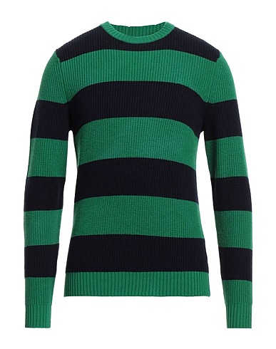 SUN 68 Jumper Green 47% Merino Wool, 38% Viscose, 10% Polyamide, 5% Cashmere