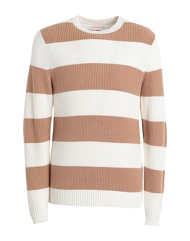 SUN 68 Pullover Sabbia 47% Lana Merino, 38% Viscosa, 10% Poliammide, 5% Cachemire