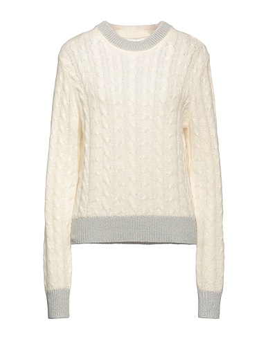 SUN 68 Jumper White 53% Merino Wool, 30% Polyamide, 17% Baby alpaca wool