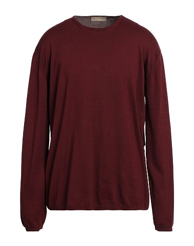 CRUCIANI Jumper Burgundy 100% Cotton