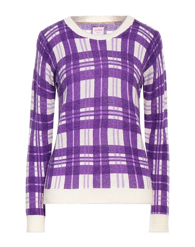 SUN 68 Pullover Viola 53% Lana Merino, 30% Poliammide, 17% Lana di alpaca