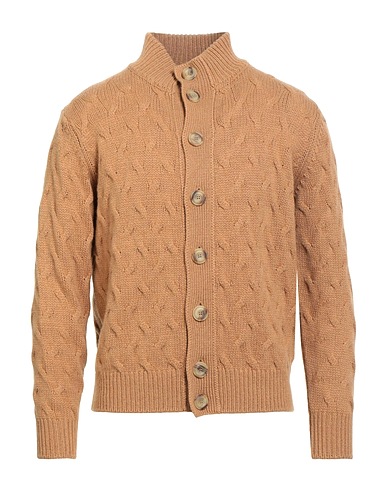 FILIPPO DE LAURENTIIS Cardigan Sand 100% Cashmere