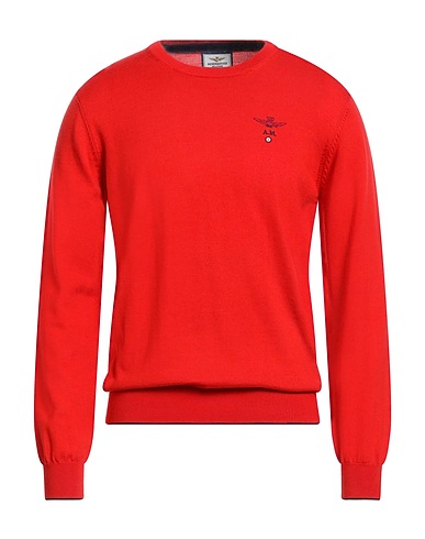 AERONAUTICA MILITARE Pullover Rot 100% Wolle