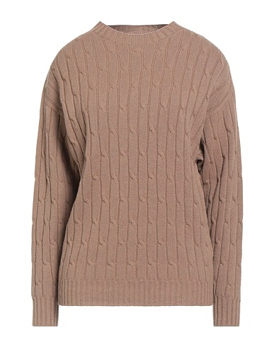 PESERICO Pullover Kamel 70% Schurwolle, 20% Seide, 10% Kaschmir