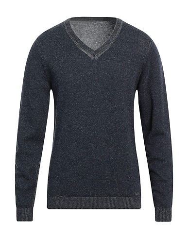 GAS Pullover Blu notte 35% Viscosa, 30% Poliammide, 30% Lana, 5% Lana mohair