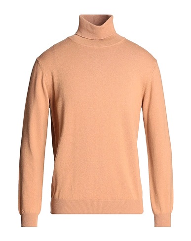 BELLWOOD Polo neck Camel 45% Cotton, 45% Wool, 10% Cashmere